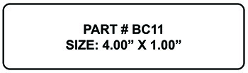 BLANK BAR CODE LABELS